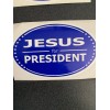 Jesus For President Decal Sticker 3x4.5” 2024 Free Gift