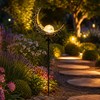 Solar Garden Light for Outdoor Decor – Moon Fairy Crackle