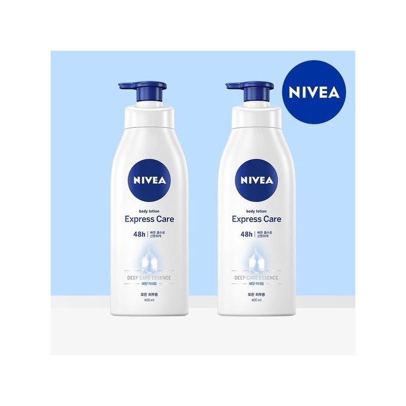Nivea Express Body Lotion 400ml x 2 / 니베아 익스프레스