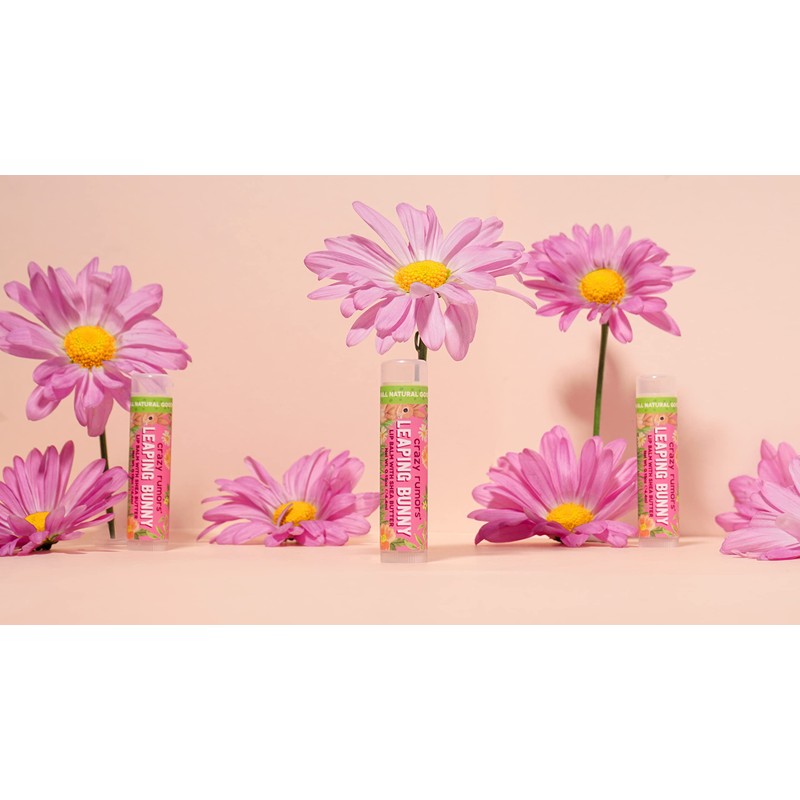 Crazy Rumors Leaping Bunny Lip Balm 4g, Vegan 100% natural