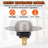 for Wall&Floor Furnace Snap Disc Thermostat Switch-100°F ON, 85°F Off