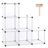 C&AHOME Cube Storage Organizer, 6-Cube Shelves Units, Closet Cabinet, DIY