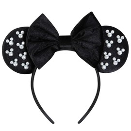 DRESHOW Mouse Ears Bow Headbands Glitter Party Decoration Cosplay Costume for Girls & Women