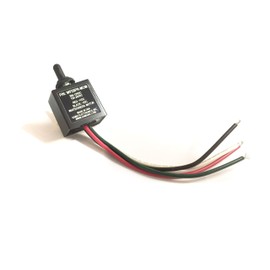 GAMA Electronics - Interruptor de encendido y apagado de 3 posiciones, impermeable, polaridad inversa, control de motor DC momentáneo