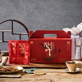 [Laoi Economy] Red Ginseng Eel Liquid 70ml 120 packets / [래오이경제] 홍삼먹은장어진액 70ml 120포