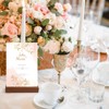 10Pcs Ebony Wood Place Cards Holders for Weddings Party &