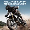 TRIANGLE Modular Motorcycle Helmets for Men Flip Up Full Face