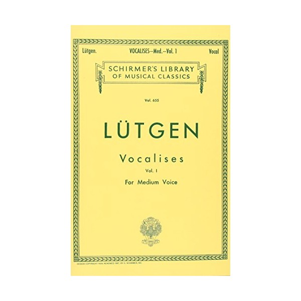 Vocalises (20 Daily Exercises) - Book I: Schirmer Library of