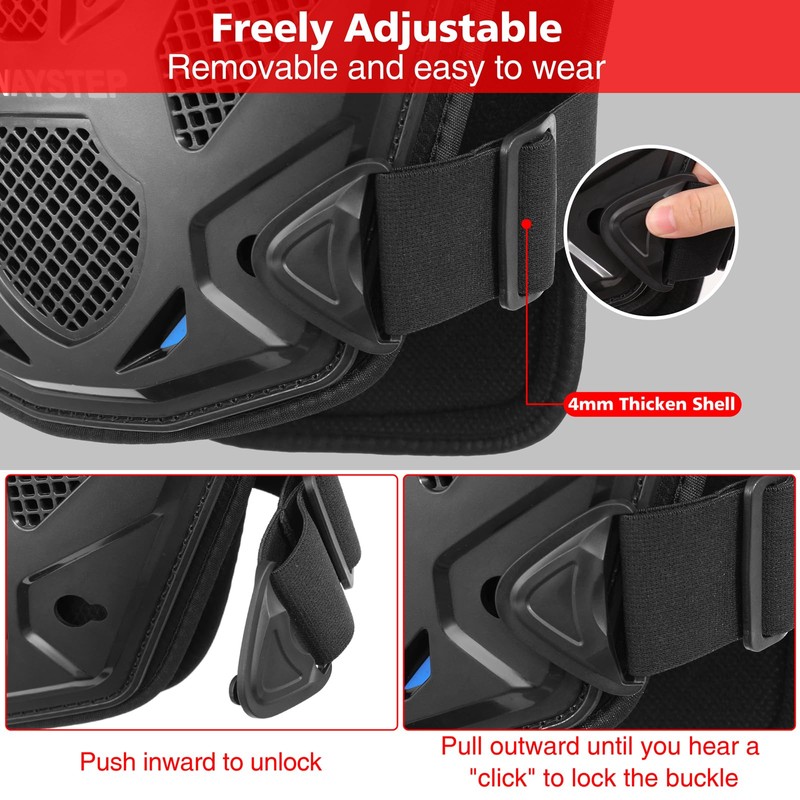 Kids Dirt Bike Gear Motorcycle Armor Vest Suit, Thickened Heavy