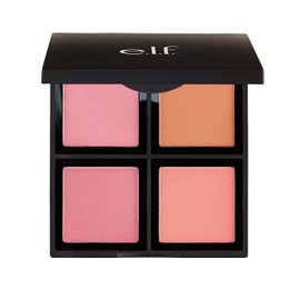 e.l.f. e.l.f. Cosmetics Powder Blush Palette, Four Blush Shades for Beautiful, Long-Lasting Pigment, Light