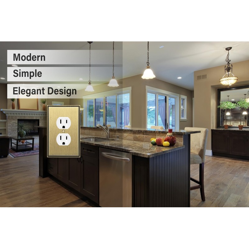 Henne Bery Soft Modern Decorative Wall Plate Switch Plate Outlet