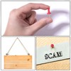 VAPKER Push Pins Tacks 120Pcs DarkRed Thumb Tacks Larger Size