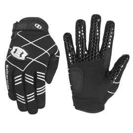 Seibertron B-A-R PRO 2.0 Signature Baseball/Softball Batting Gloves Super Grip Finger Fit for Youth Black M