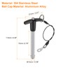 QUARKZMAN Pack of 2 T-Handle Locking Pins, 10 mm x