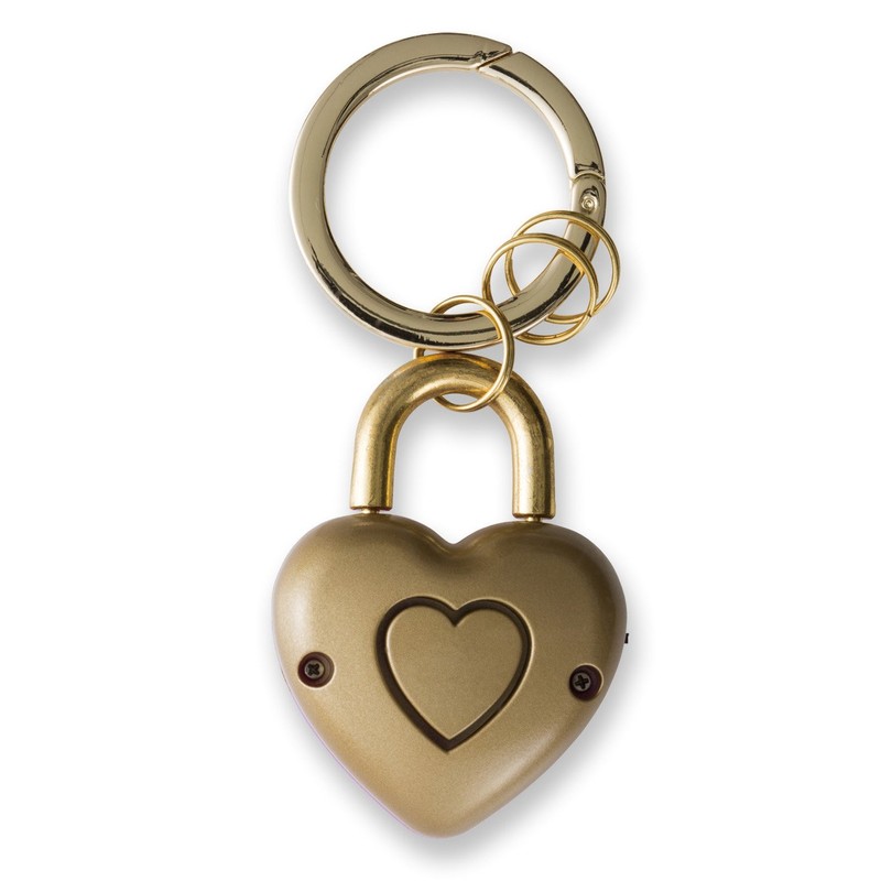 Aska Security Buzzer Heart Keys , lvender