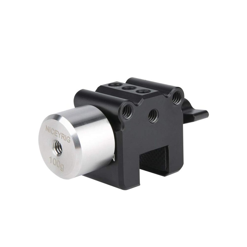 NICEYRIG Gimbal Counterweight Mounting Clamp Compatible with DJI RoninS/RoninSC/Zhiyun Weebill