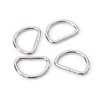 CooBigo 100 Pack 5/8" Dee Rings D-Ring Metal Buckle Strap