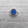 Sterling Mood Ring in Sterling Silver Plated, Color Changing Ring