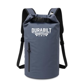 Durabilt 20L Waterproof Cooler Roll Top Backpack Sack, Heavy-Duty Soft Insulated Bag Doubles as Dry Bag, Holds 14+ Cans and Room for ice, Ideal for Boating, Fishing, Kayaking, Hiking, Beach, Camping