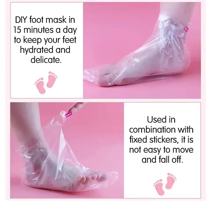 Audiofan Foot Covers Disposable with Seals, Multi-purpose, DIY, Waterproof, Infection,