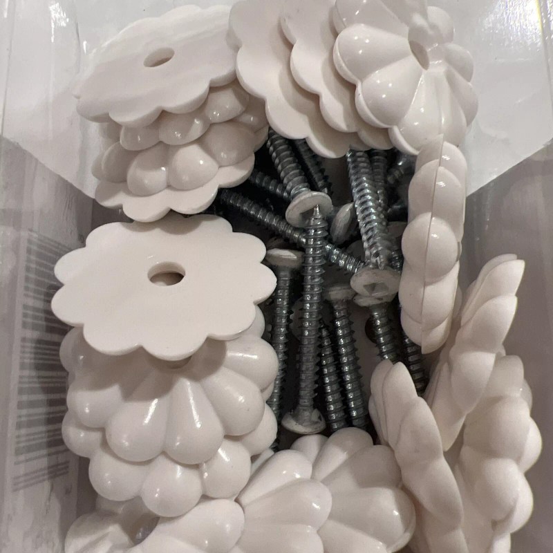 Everbilt Mobile Home/RV Ceiling Rosette Buttons with Rosette Screws (250