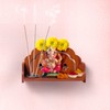 New Wooden Temple Wall Mounted Hanging Table top Pooja Mandir
