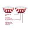 Guzzini - Le Murrine, Set of 2 Bowls - Red/White/Transparent,