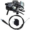 NICHE Carburetor Throttle Cable Kit for Honda Foreman Rubicon 500