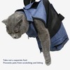 KUIDAMOS Pet Cat Grooming Bag, Adjustable Cat Shower Bag, Cat