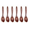 Foyscr Wooden Spoons, 6 Piece Set, for Honey, Tea, Coffee,
