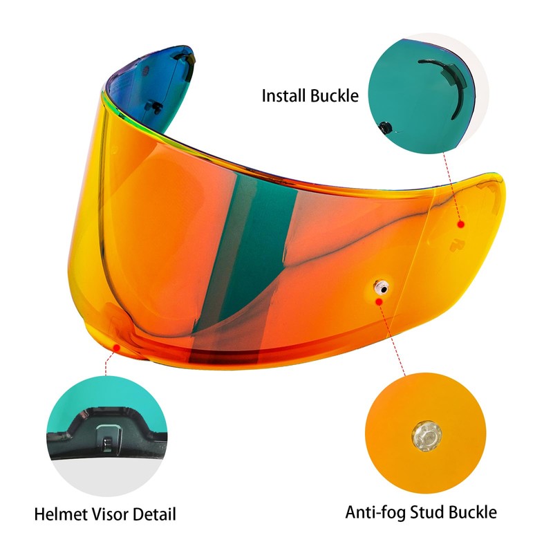 MXJ Gear Strada 2 Visor for Sedici Strada 2 and