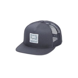 RVCA Men's Va All The Way Print Trucker, Navy Blue 1