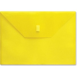 Lion Design-R-Line Poly 9-3/8" x 13", 1 Envelope, Transparent Yellow (22080-YW)
