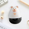 Thyonta Bear Clockwork Timer Cartoon Animal Kitchen Reminder Timer Suitable