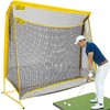 Golf Hitting Net with Extra Striking Net, 10x7ft Heavy Duty