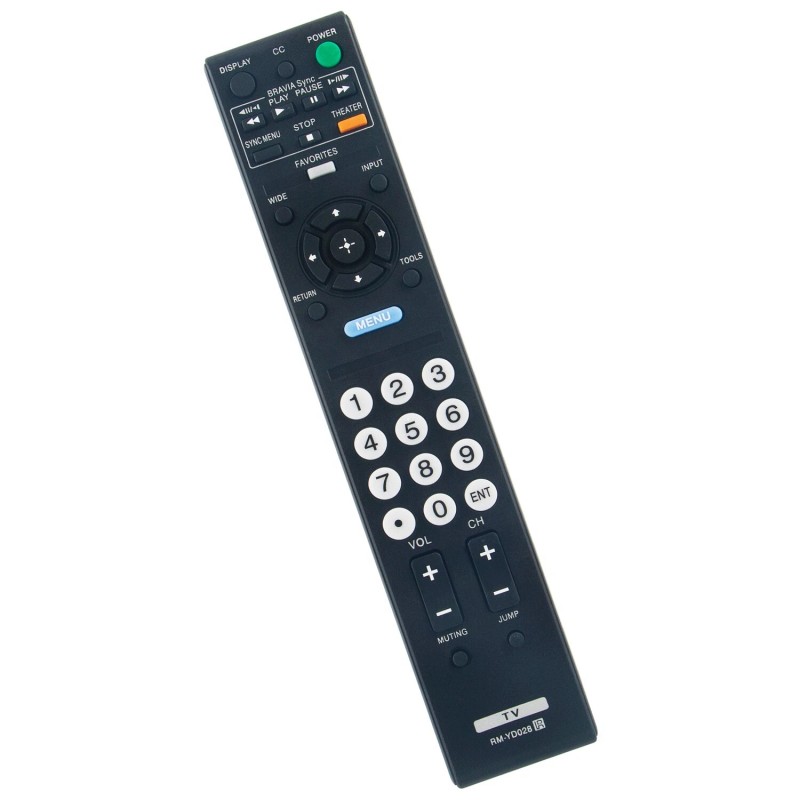 Unbranded RM-YD028 Remote Replace for Sony KDL-46VE5 KDL-46VL150 KDL-52S5100 KDL-40V5100