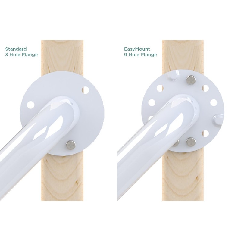 HEALTHCRAFT L-Shaped 30" x 30", 90 Angle Grab Bar -
