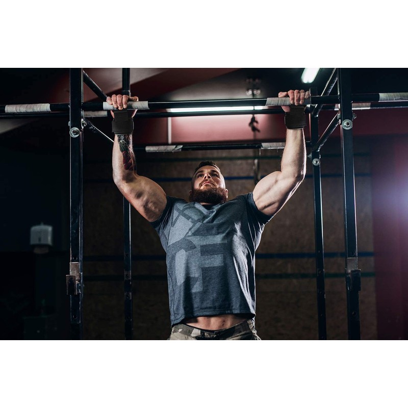 FITPACT Weight Lifting Hook Straps Wrist Support Training Gym Bodybuilding