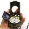 Kisangel Hiking Compass Professional Metal Compass Inclinometer Accurate Reading Fluorescent