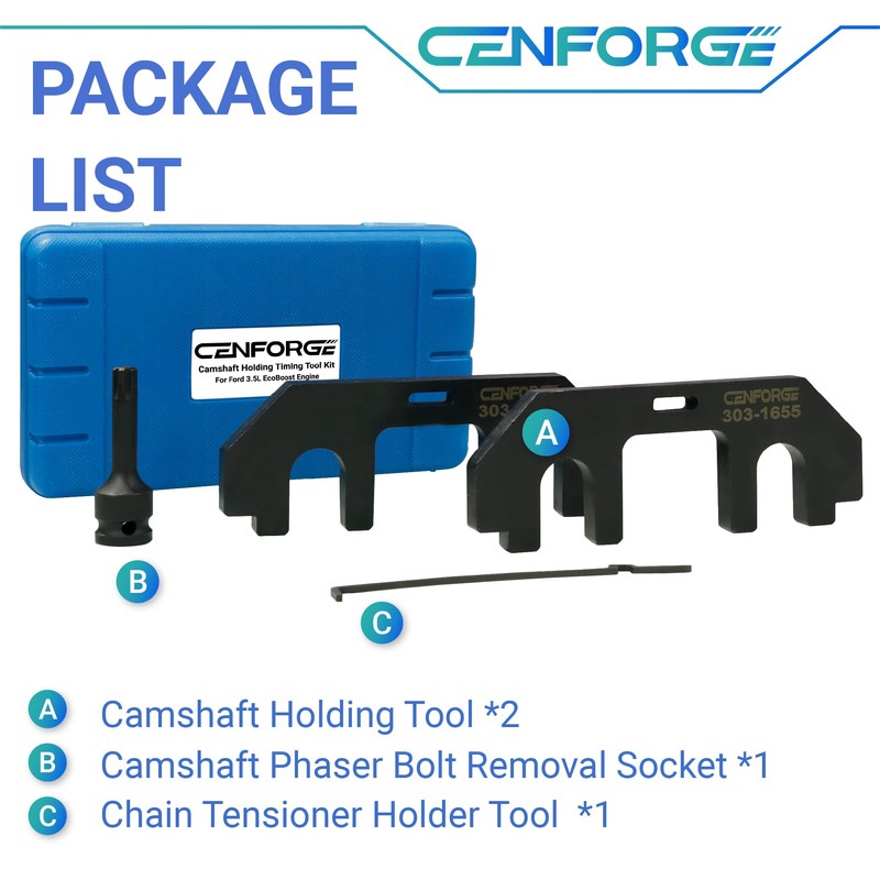 303-1655 Camshaft Holding Tool, Ford 3.5 Timing Tool Kit Compatible