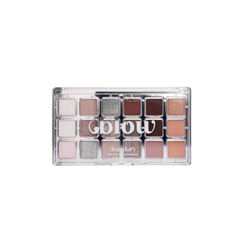 Ruby Rose Cosméticos Dear Diary Paleta de Sombras 18 Tonos