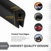 Seal Rubber Black U Channel Edge Seal EPDM 15/32" x
