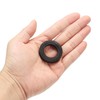 sourcing map 12 Pcs Solid Nitrile Rubber Flat Washer DN25