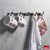 SOTECH Blackline FORTE Coat Rack 257 mm with 3 Hooks