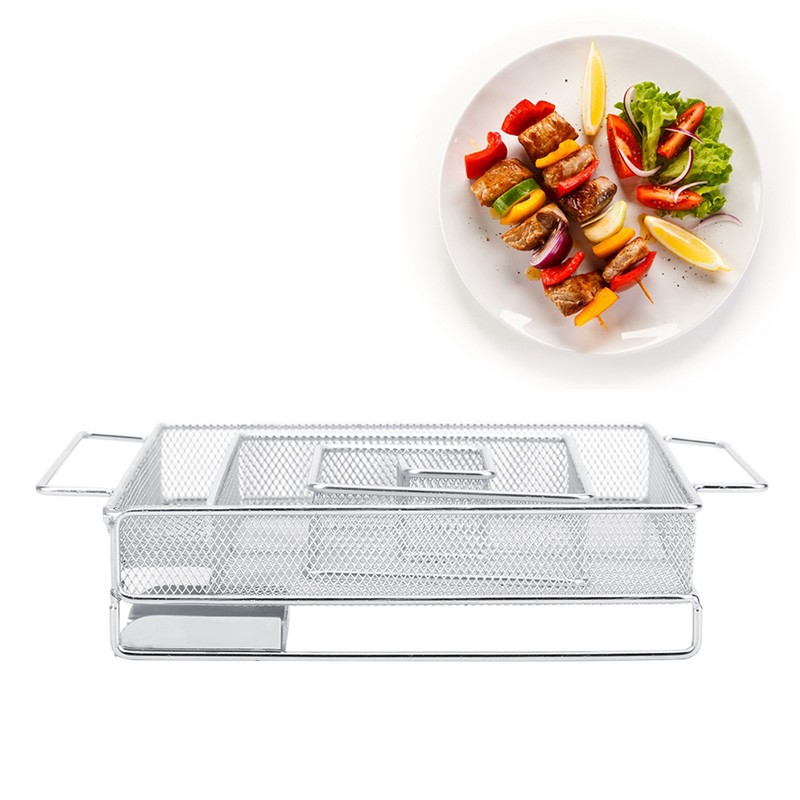 Rectangle Stainless Steel Cold Smoke Generator Barbecue Net BBQ Grill
