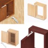 Pcs 360 Degree rotatable Door Pivot Hinges inch Cabinet Door