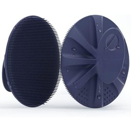 1 Pack   Scrubber Bath Shower Brush and 1 Pack  Scalp  Shampoo Brush, Black - Color: Blue