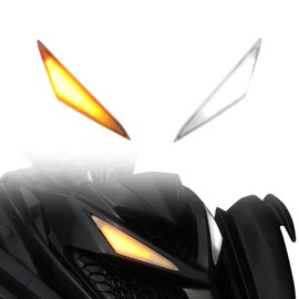 LUXEMOTO LED Turn Signal Fang Lights for Yamaha Raptor 700 700R 13-25, 2PCS Front Grille Accent Lights Head Auxiliary lights for Yamaha Raptor 700 700R 2013-2025 Accessories