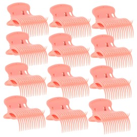 OATIPHO 12pcs Hot Roller Clip Insulated Hair Curler Clips Replacement for Salon Use