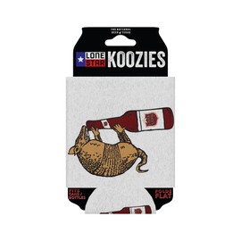 Lone Star Armadillo Can Cooler - Beer Can Covers For Beer Lovers - Funny Lone Star Merchandise - Durable Neoprene For Lone Star Drinker - Can Insulator, Funny Drink Cooler, Drink Sleeve